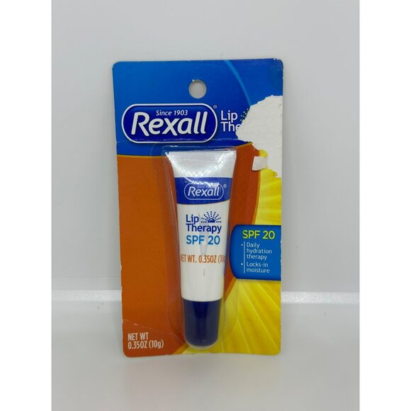 NIP Rexall Lip Therapy SPF 20 Lip Balm 0.35oz For Daily Hydration & Moisture - Picture 1 of 3
